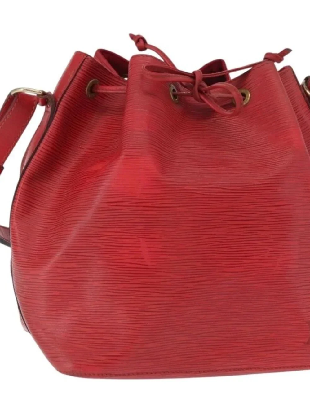 LOUIS VUITTON Epi Petit Noe Shoulder Bag Red M44107 LV Auth 162743 - Picture 2 of 16